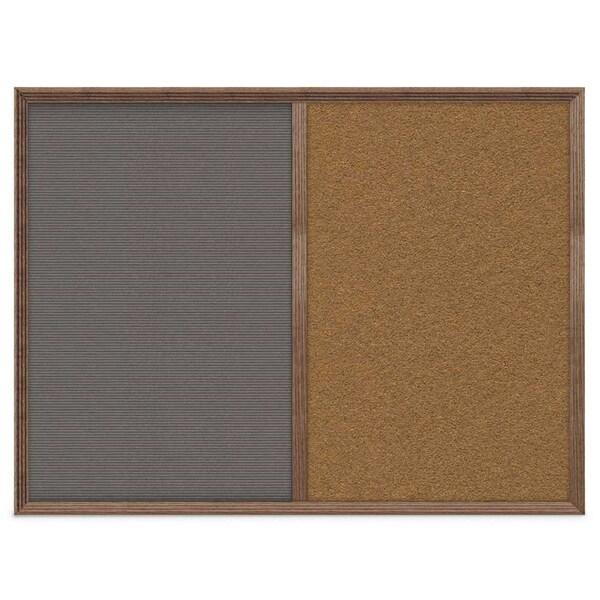 Slim Style Indoor Enclosed Corkboard, 12